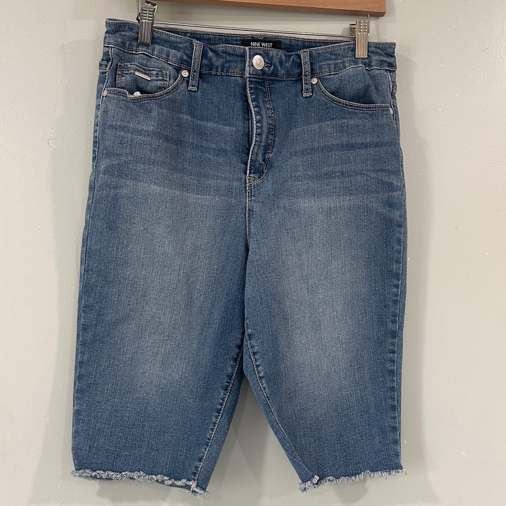 Nine West Blue Women's Denim Shorts size 12